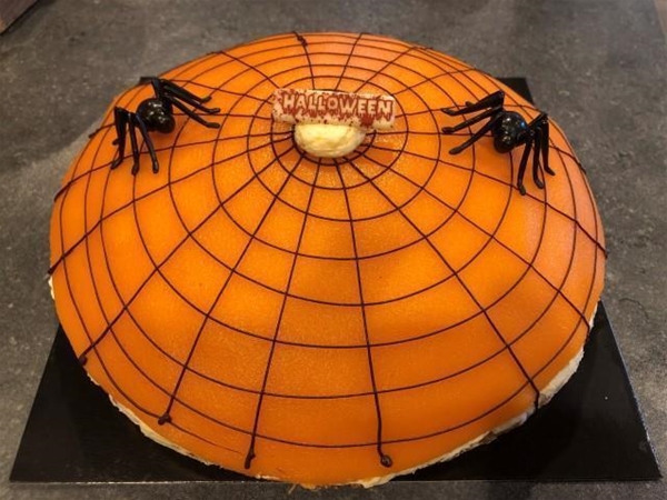 Halloween vlaai&nbsp;krokante bodem 8-10 personen