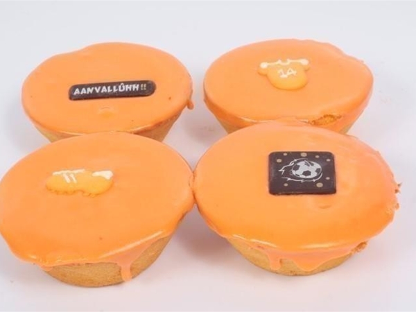 Oranje glace-cake 4 stuks
