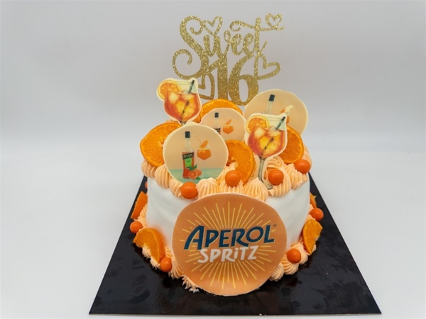 Aperol spritz driptaart